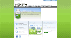 Desktop Screenshot of medizym.com