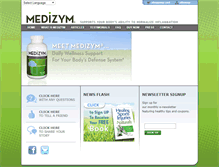 Tablet Screenshot of medizym.com